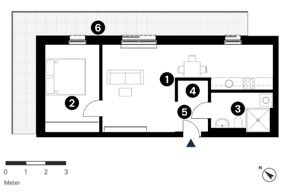 Vertriebsgrundriss A-30